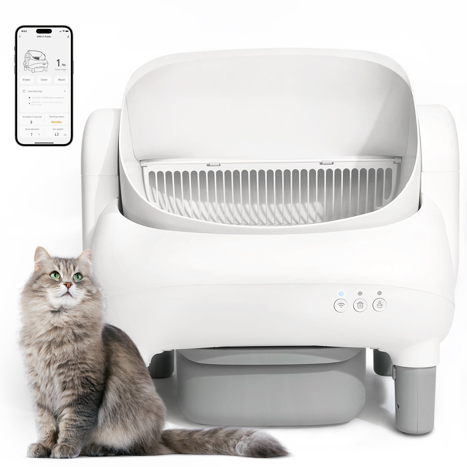 Cumrige Self-Cleaning Litter Box | Automatic Cat Litter Box