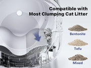 Cumrige Self-Cleaning Litter Box Starter Kit (M2) – Automatic Cat Litter Box with Waterproof Litter Mat & Stretchable Waste Liners for Multi-Cat Homes - Cumrige - Cat_Litter_Box- self_cleaning_litter_box