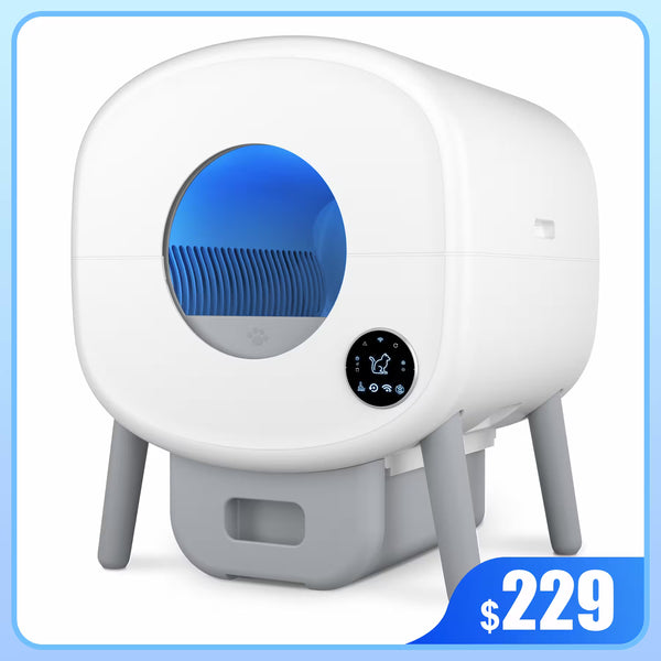 Cumrige M2 Smart Self-Cleaning Litter Box | 95L Extra-Large Automatic Cat Litter Box