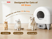 Cumrige Automatic Cat Litter Box Bundle (M4 + M5) – No Scooping Solution for Multi-Cat Households, Odor Control & Easy Maintenance - Cumrige - Cat_Litter_Box- self_cleaning_litter_box