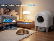 Cumrige Self-Cleaning Litter Box Bundle (M4 + E) – Automatic No-Scooping Cat Litter System for Multi-Cat Homes, Odor Control & Easy Cleaning - Cumrige - Cat_Litter_Box- self_cleaning_litter_box
