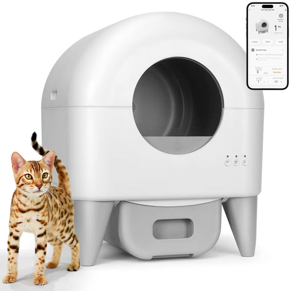 Cumrige M4 Self-Cleaning Litter Box | Smart Odor-Control Automatic Cat Litter Box - #Cat_Litter_Box #Self_Cleaning_Litter_Box