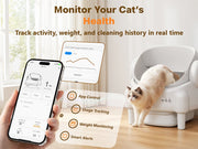 Cumrige Double Self-Cleaning Litter Box Bundle (M5 + E) – Automatic No-Scooping Cat Litter System for Multi-Cat Homes & Odor Control - Cumrige - Cat_Litter_Box- self_cleaning_litter_box