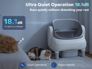 Cumrige Self-Cleaning Litter Box Bundle (M4 + E) – Automatic No-Scooping Cat Litter System for Multi-Cat Homes, Odor Control & Easy Cleaning - Cumrige - Cat_Litter_Box- self_cleaning_litter_box