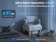 Cumrige Automatic Cat Litter Box Bundle (M4 + M5) – No Scooping Solution for Multi-Cat Households, Odor Control & Easy Maintenance - Cumrige - Cat_Litter_Box- self_cleaning_litter_box