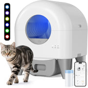 Cumrige Self - Cleaning Cat Litter Box, App Controlled, with Safety Sensor, Removable and Washable Liner - Cumrige - Cat_Litter_Box - self_cleaning_litter_box