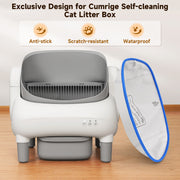 Cumrige Self-Cleaning Litter Box | No Scooping, Easy to Use - Cumrige - Cat_Litter_Box- self_cleaning_litter_box