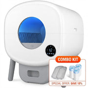 Cumrige Self-Cleaning Litter Box Starter Kit (M2) – Automatic Cat Litter Box with Waterproof Litter Mat & Stretchable Waste Liners for Multi-Cat Homes - Cumrige - Cat_Litter_Box- self_cleaning_litter_box